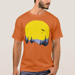 Camiseta Paraquedas Skydive Em Montanha