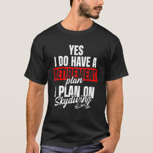 Camiseta Paraquedas Skydiver Aposentado pelo Skydiver