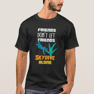 Camiseta Paraquedas Skydiver Parachutist Base Engraçada