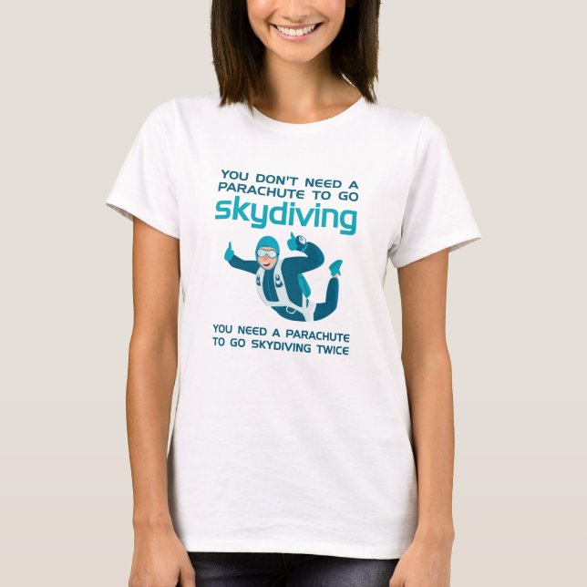 Camiseta Paraquedas Skydiving (Frente)