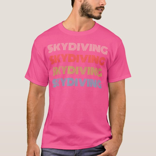 Camiseta Paraquedismo Da Década De 1970 (Frente)