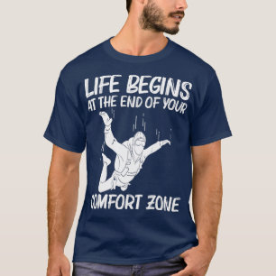 Camiseta Paraquedismo Engraçado Para Homens Mulheres Paraqu