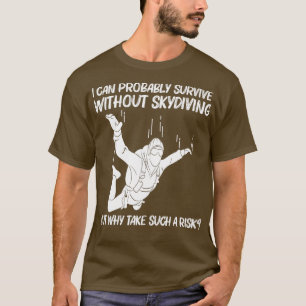 Camiseta Paraquedismo Engraçado Para Homens Mulheres Paraqu