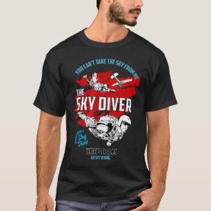 Camiseta Paraquedismo Mantenha a Calma Vá de Paraquedas