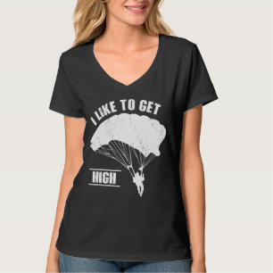 Camiseta Paraquedismo Orgulhoso Que Gosto De Fazer Skydivin