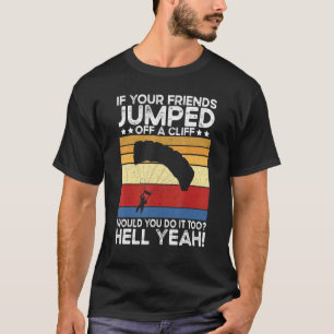 Camiseta Paraquedismo. Saltos de paraquedas