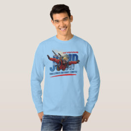 Camiseta Paraquedismo-Sinta a Liberdade Acima das Nuvens |