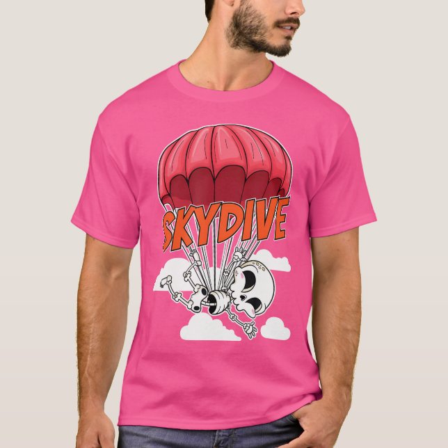 Camiseta Paraquedismo Skydiver Parachuting Skydiver (Frente)