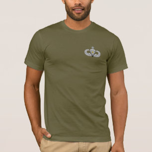 Camiseta Paraquedista de Combate ao Mais velho do Exército