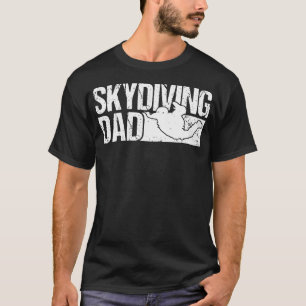 Camiseta Paraquedista Pai Paraquedista Saltando de Paraqued