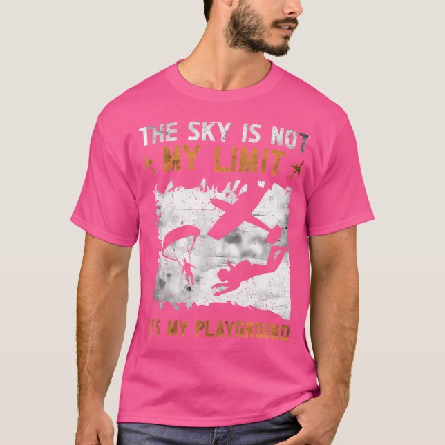 Camiseta Paraquedista Parapente Skydive Paraglider Skydivi (Frente)
