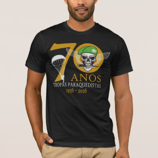 Camiseta Paraquedista Português 70º aniversário