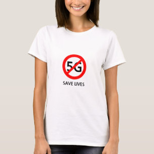 Camiseta Parar 5G e salvar vidas