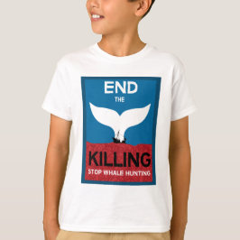Camiseta Parar a caça à baleia | Proibição da proteção mari