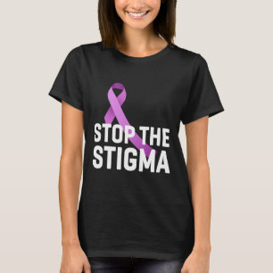 Camiseta Parar A Fita Roxa Do Vício Final Do Estigma