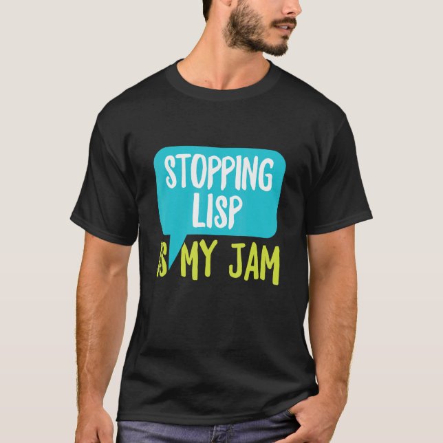 Camiseta Parar A Lisp É O Meu Empenho Para Um Professor De  (Frente)