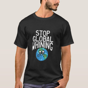 Camiseta Parar a Terra da Ciência Sarcástica Engraçada do M