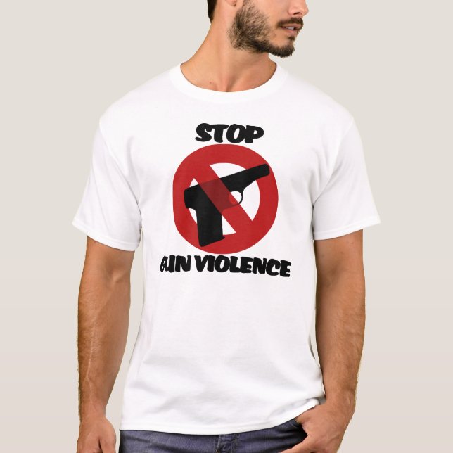 Camiseta Parar a violência armada (Frente)