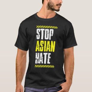 Camiseta Parar Atenção ao Ódio Asiático Fita Orgulho Americ
