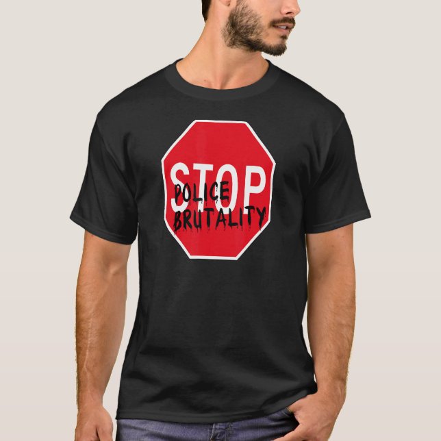 Camiseta Parar Brutalidade Policial (Frente)