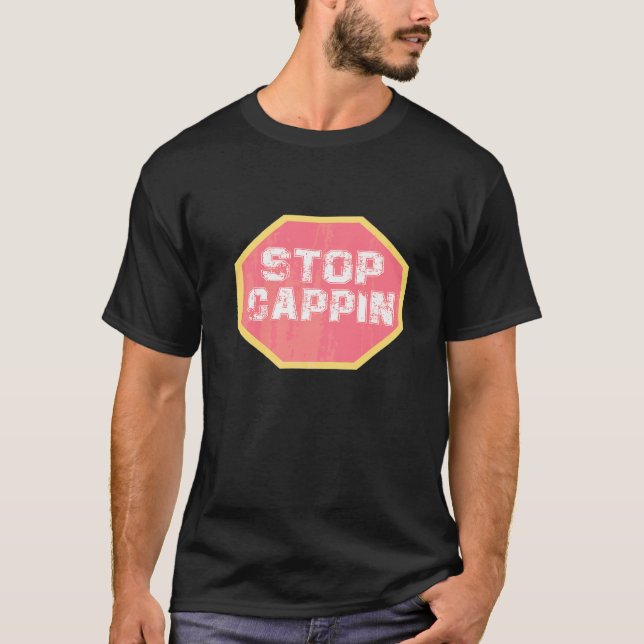 Camiseta Parar Cappin Sem Boné Parar Cappin Sem Mentiras Se (Frente)