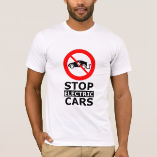 Camiseta Parar Carros Elétricos