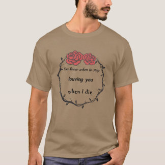 Camiseta parar de amar roupas legais por amor à família