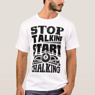 Camiseta Parar de Falar Começar a Falar com o Jogador de Bi