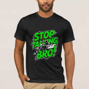 Camiseta Parar De Falar, Mano - Bold Attitude T-Shirt Tribl