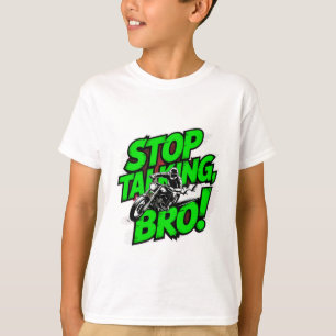 Camiseta Parar De Falar, Mano - Bold Attitude T-Shirt Tribl