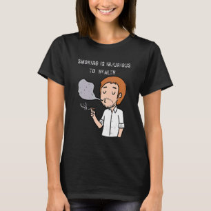 Camiseta Parar De Fumar Fumar É Prejudicial T