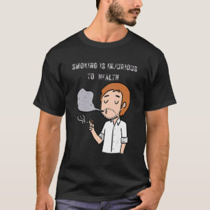 Camiseta Parar De Fumar Fumar É Prejudicial T