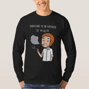 Camiseta Parar De Fumar Fumar É Prejudicial T