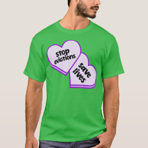 Camiseta Parar Evicções Salvar Vidas