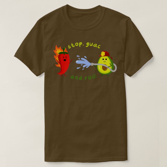 Camiseta Parar Guac e Roll (Frente do Design)