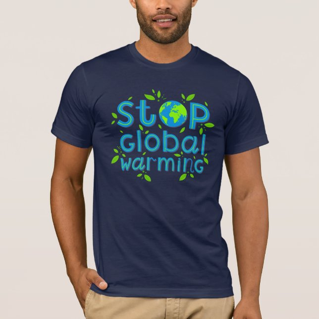 Camiseta Parar o aquecimento global (Frente)