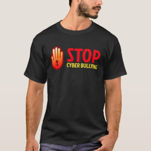 Camiseta Parar o buraco de mão cibernética