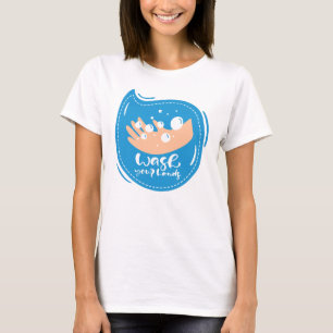 Camiseta Parar o Chá das Mulheres de Coronavírus