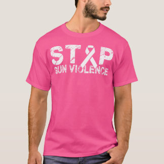 Camiseta Parar O Controle De Armas De Violência Contra Arma