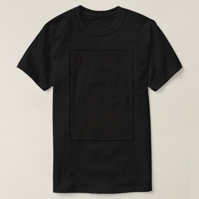 Camiseta Parar o fascismo Ler Rothbard (Frente do Design)