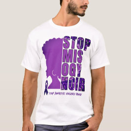 Camiseta PARAR O MISOGYNOIR A Consciência da Violência Domé