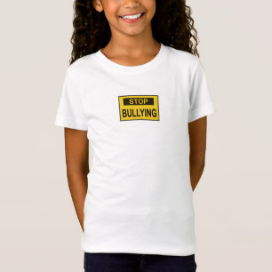 Camiseta Parar Símbolo de Bullying Amarelo