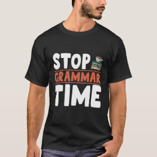 Camiseta Parar Tempo de Gramática 2