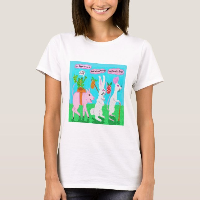 Camiseta Parar teste animal (Frente)