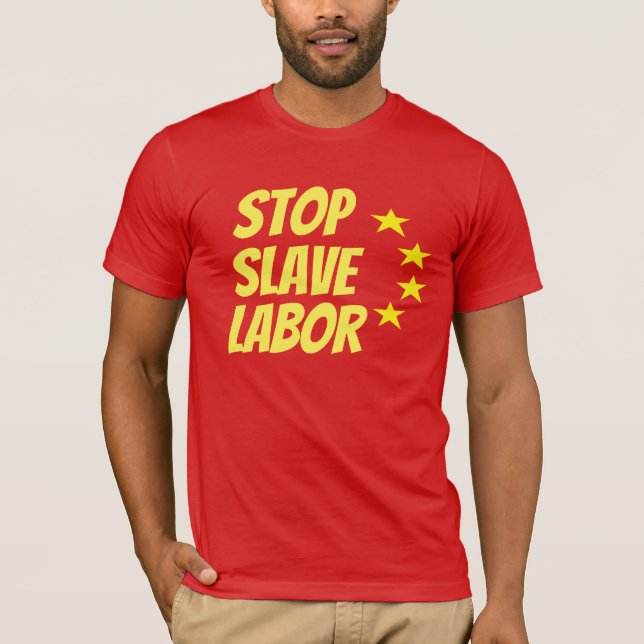 Camiseta Parar Trabalho Escravo (Frente)