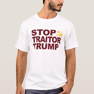Camiseta "Parar Traidor Trump"