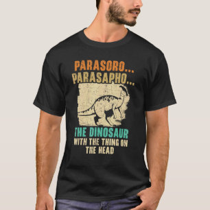 Camiseta Parasaurolofo Futuro Paleontólogo Dinossauro Ext