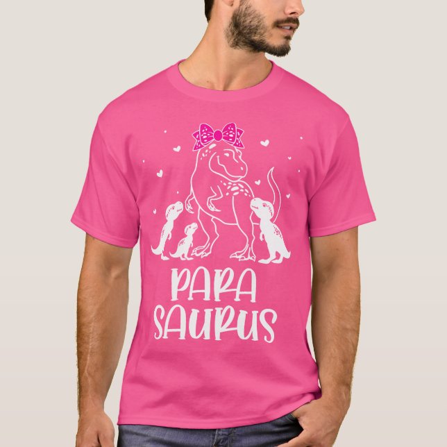 Camiseta Parasaurus Dinossaur Surus Professor Para Paraprof (Frente)