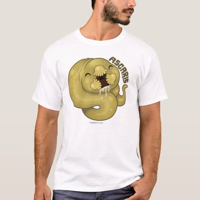 Camiseta PARASITA: Ascáridas (Frente)