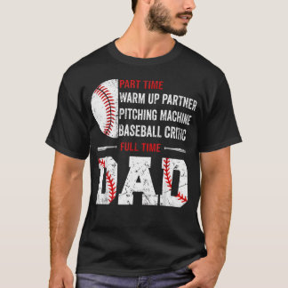 Camiseta Parceiro de Aquecimento Parcial de Beisebol Rebate